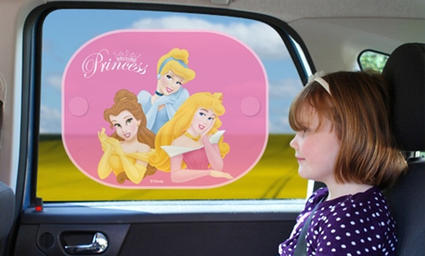 Image 1: Disney Princesses Car Sunshades