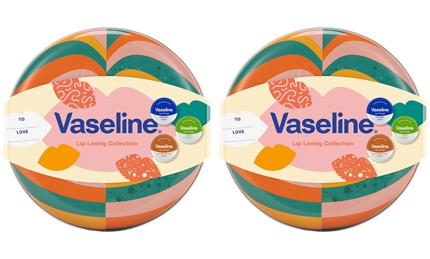 Image 6: Vaseline 3 Pack Lip Loving Collection Lip Balm Gift Set