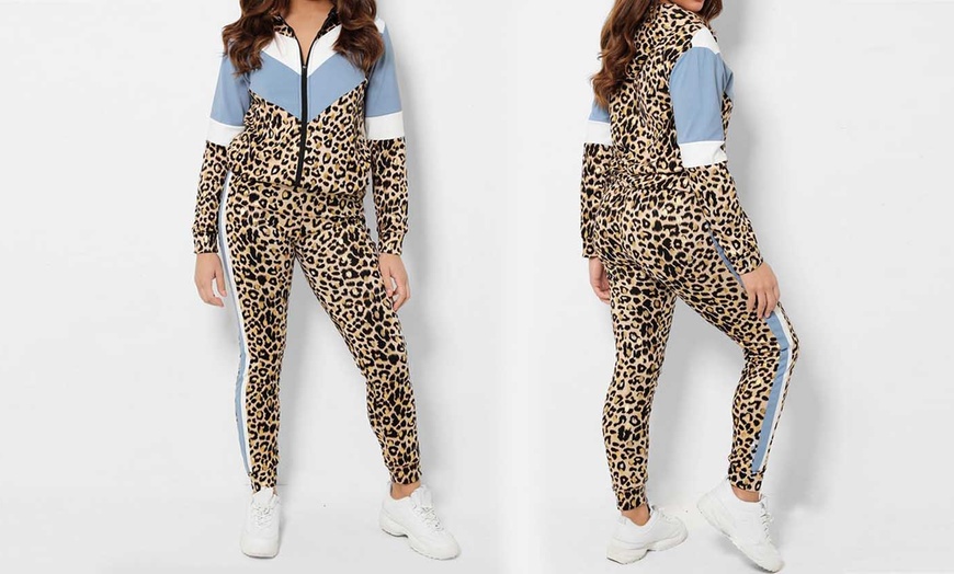 Image 4: Leopard Print Tracksuit