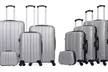 Juego de 4 maletas ABS de diferentes tamaños, con envío gratuito - Second Medium