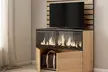 Sideboard mit LED-Elektrokamin opt. mit Schrank & Kommode in der Farbe nach Wahl - Second Medium