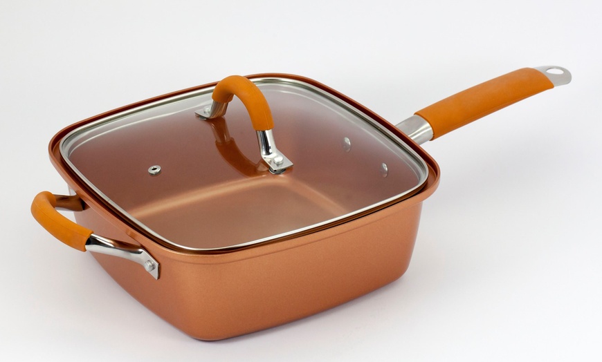 As Seen On Tv Square Copper Pan Pro 