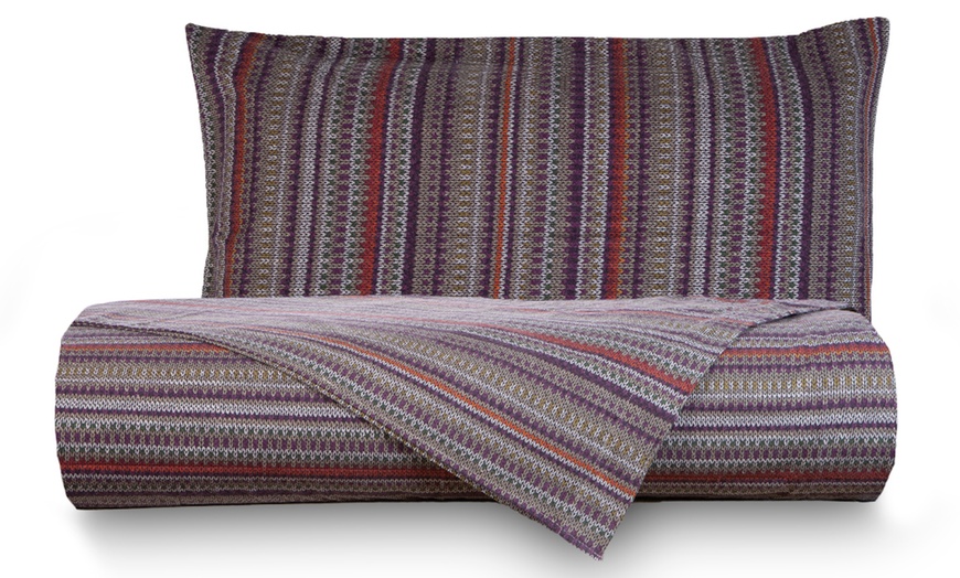 Image 33: Biancheria letto in puro cotone Made in Italy Novilunio