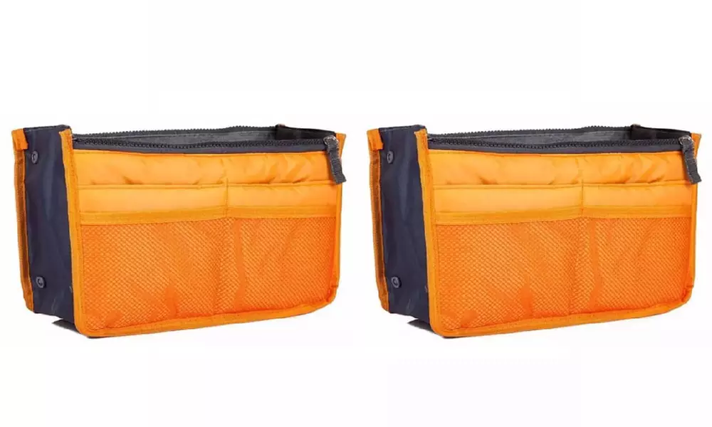 1 o 2 borse organizer da viaggio per cosmetici