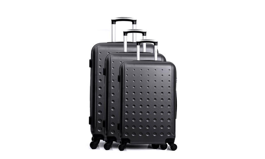 Image 2: Hero Three-Piece Luggage Set 