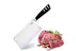 7-Inch Stainless Steel Meat Cleaver Professional Butcher Knife Kitchen Chopper - Second Medium