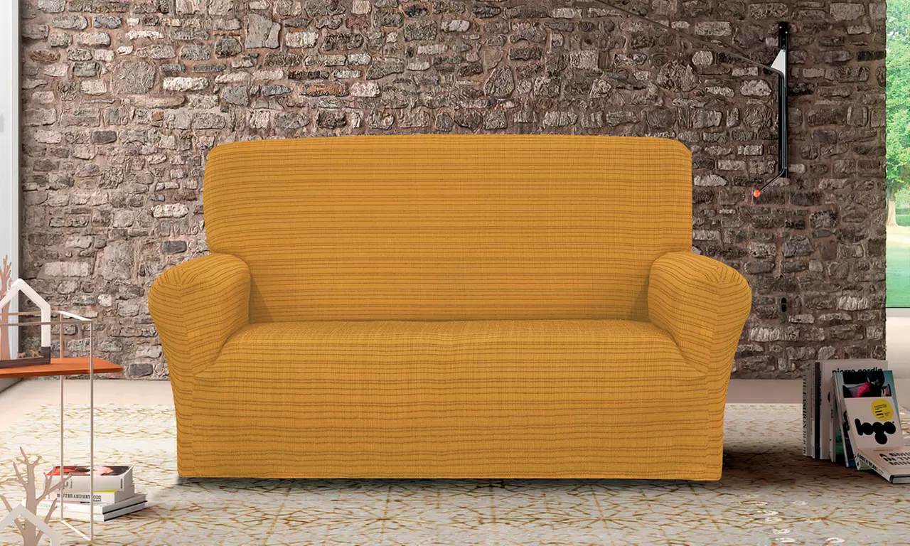 Copridivano jacquard elasticizzato Fanny Made in Italy