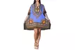 Women's Short Dashiki Caftan Dress. Multiple Designs Available. - Second Medium