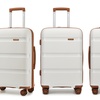 Image 5: Kono 6-Piece PP Hardshell TSA Lock Suitcase Set
