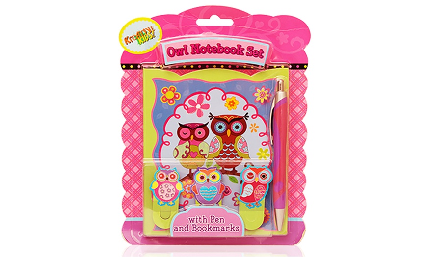 Image 16: Kandy Toys Owl Stationery Bundle