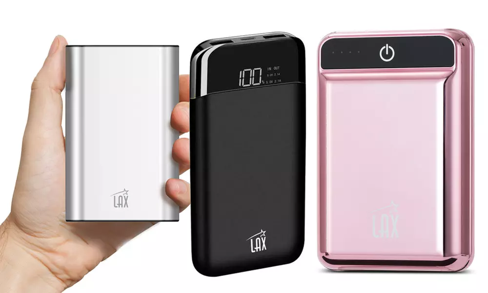 LAX USB 12,000 mAh Power Bank Battery for Smartphones - Primary Image