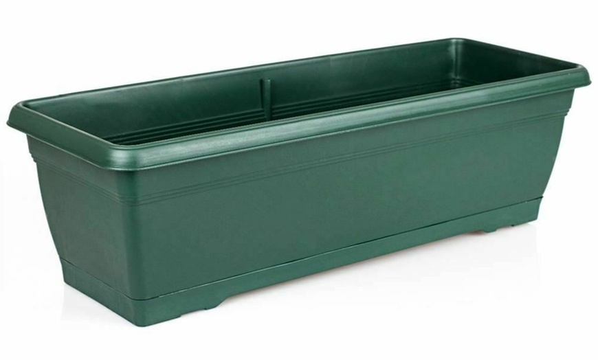 Image 6: Set of Four Rectangular 72cm Large Planters