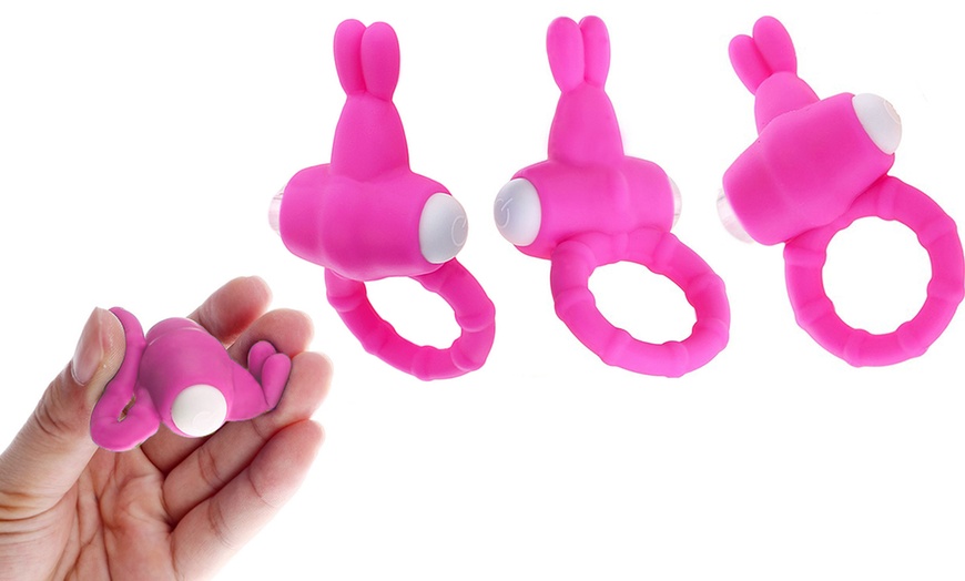 Image 2: Vibrating Rabbit C-Ring