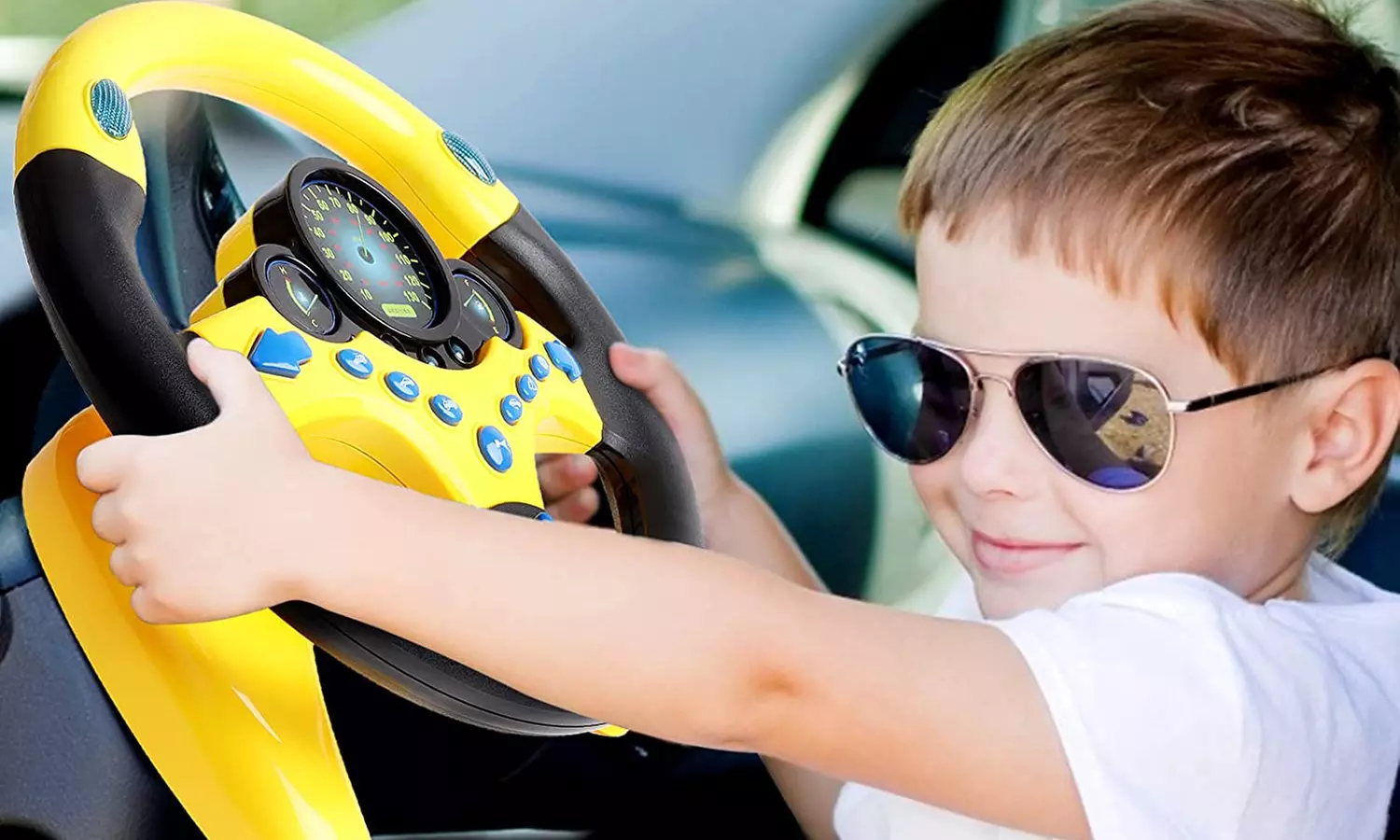 Steering Wheel for Car Backseat