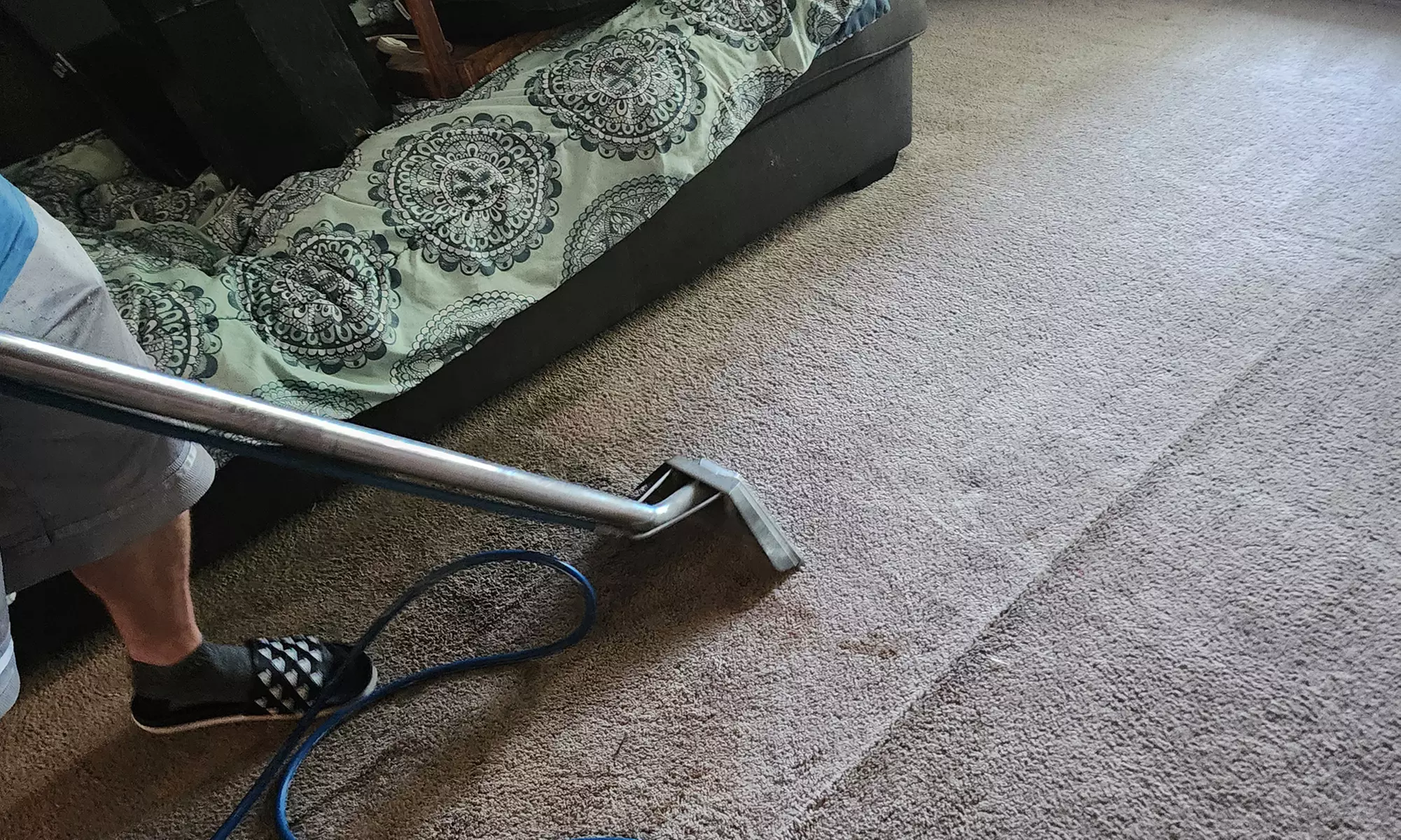 Get your carpets looking fresh with cleaning for 3 or 5 rooms