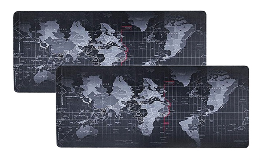 Image 14: Large Anti-Slip Mouse Mat