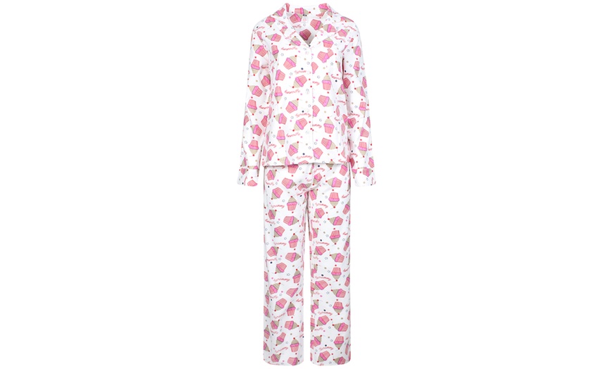 Image 7: Women's Brushed Cotton Pyjamas