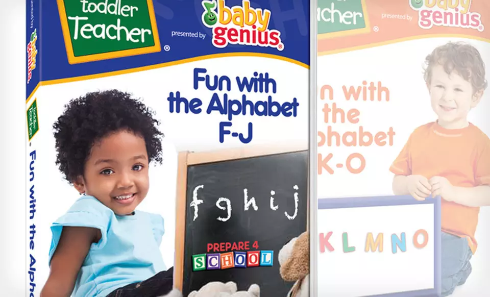 $25 for a Baby Genius Toddler Teacher "Fun with the Alphabet" DVD Series ($50 List Price). Free Shipping and Returns. - Second Medium
