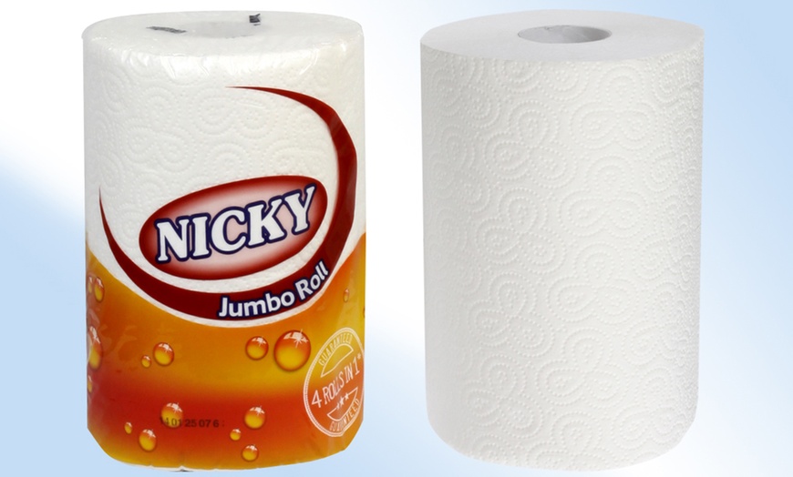 Image 2: 12 Nicky Jumbo Kitchen Towels 