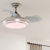 Image 3: 42 Inch LED Ceiling Fan Light with Retractable Blades & Remote Control