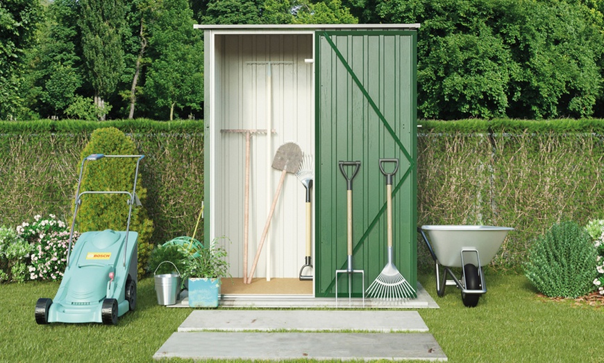 Image 13: Compact Pent Metal Shed