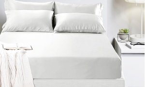 400 TC Bamboo Cotton Fitted Sheet Set