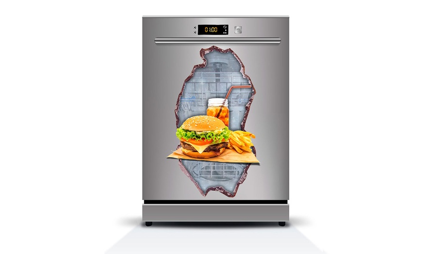 Image 6: 3D Dishwasher Vinyl Stickers