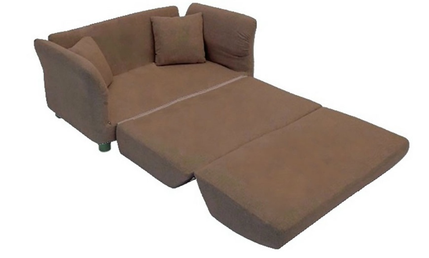 Image 8: Convertible Pull-Out Sofa Bed