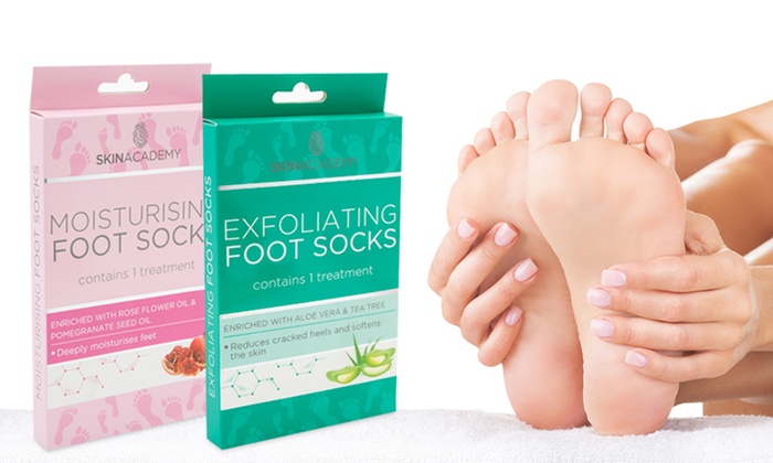 Exfoliating/Moisturising Socks | Groupon Goods