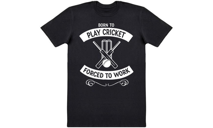 Image 3: Men's Black Born To Play T-Shirt