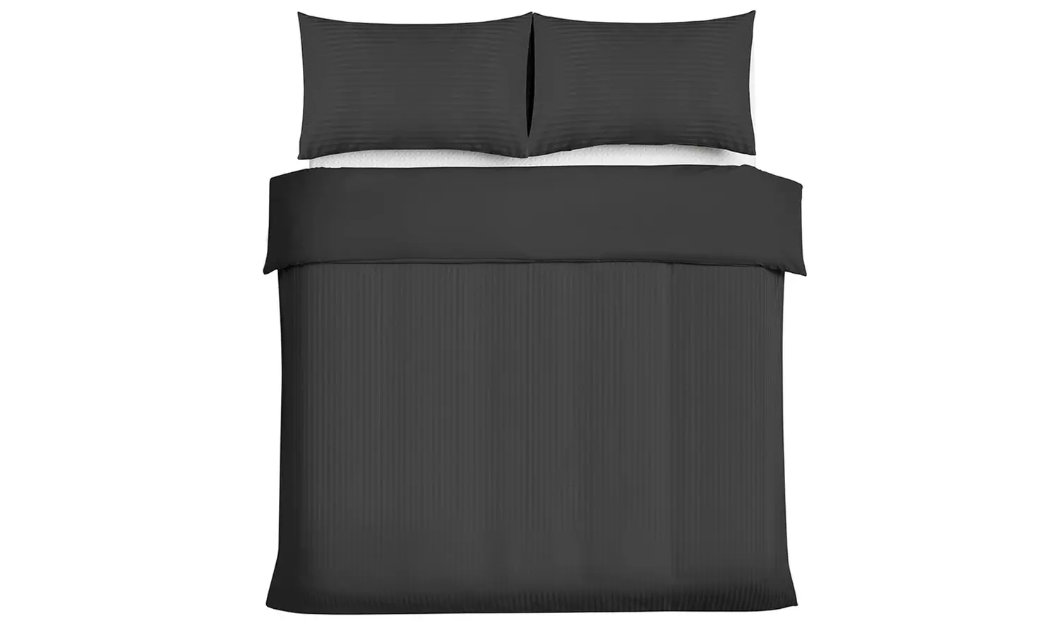 Three Pieces Stripe Duvet Cover Set With Two Pillowcases