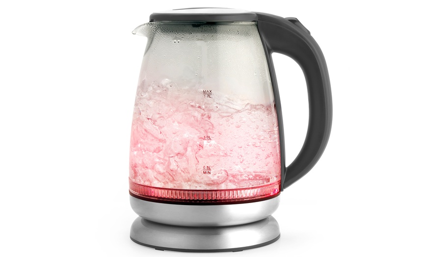 Image 3: Salter Colour-Changing Glass Kettle