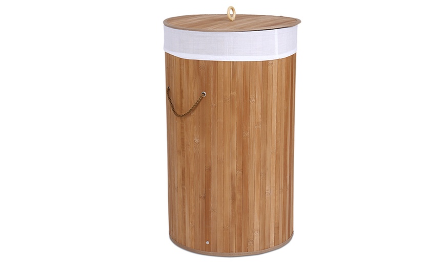 Image 15: Bamboo Laundry Basket