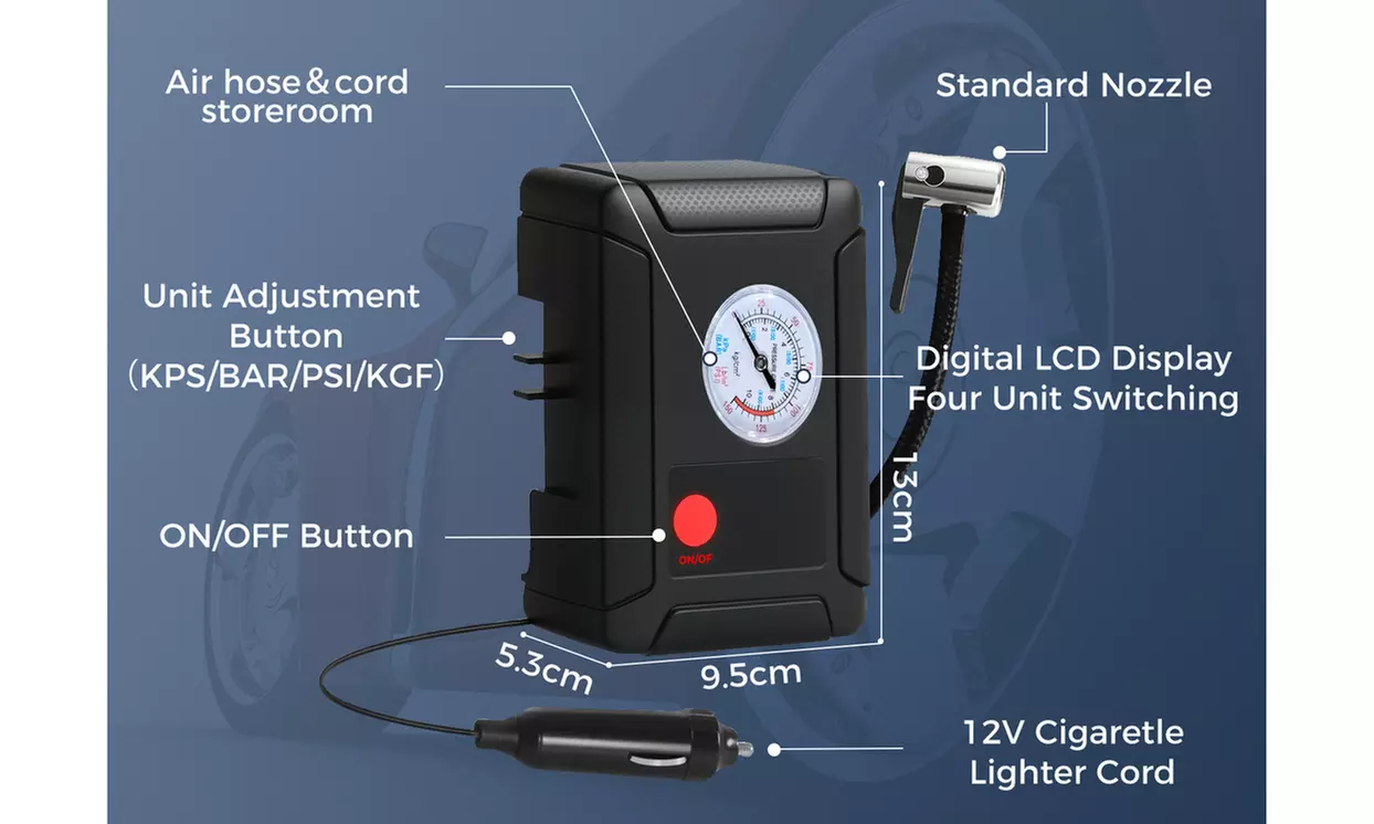 Manan Portable Digital Tire Inflators and Air Compressors