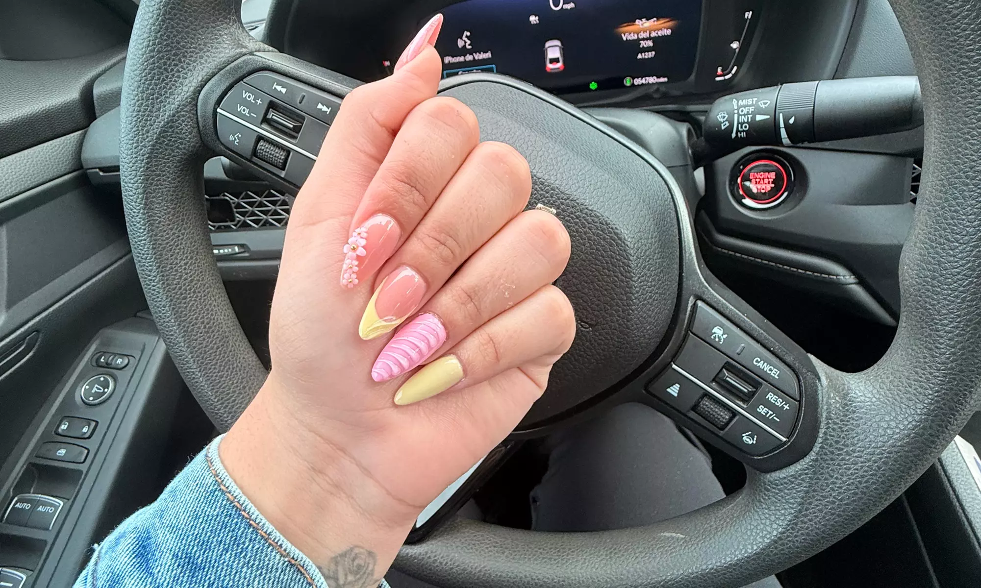 Chic Nail Designs: Short, Medium, and Long Acrylics Available