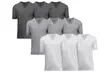 Galaxy By Harvic Men's Short-Sleeve Egyptian-Cotton Tees (9-Pack; S–2XL) - Image 7