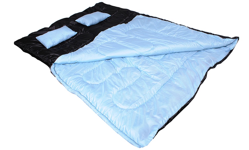 Image 1: Camping Double Sleeping Bag