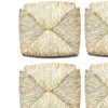 Image 16: 2 o 4 asientos de repuesto de paja natural para silla