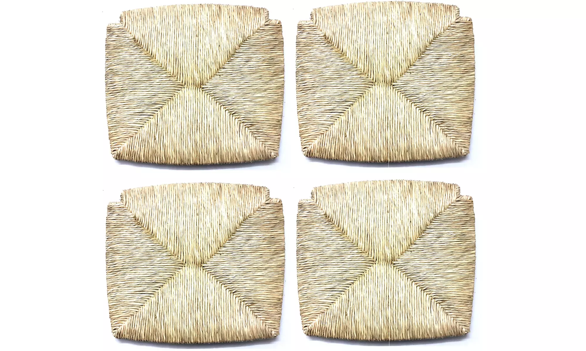 2 o 4 asientos de repuesto de paja natural para silla