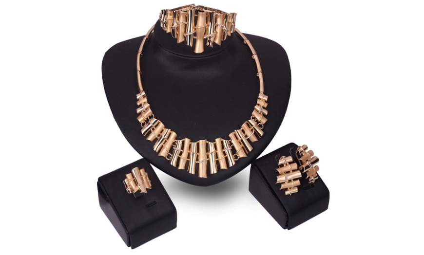 Image 2: Bamboo Style Jewellery Set