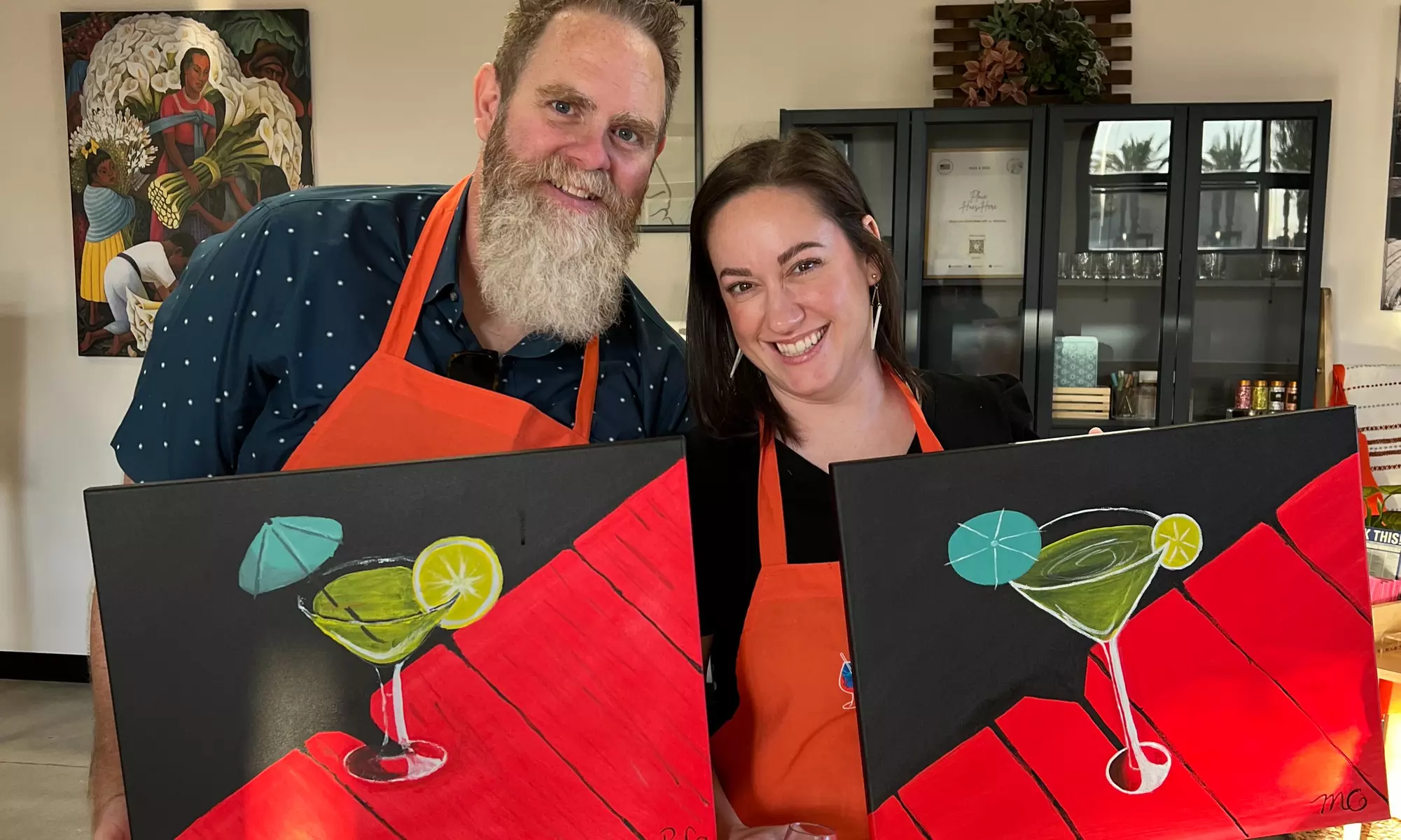 Sip & Paint or Sip & Create Experience for One to Six People at Wet Paint Studios (Up to 42% Off) - Primary Image