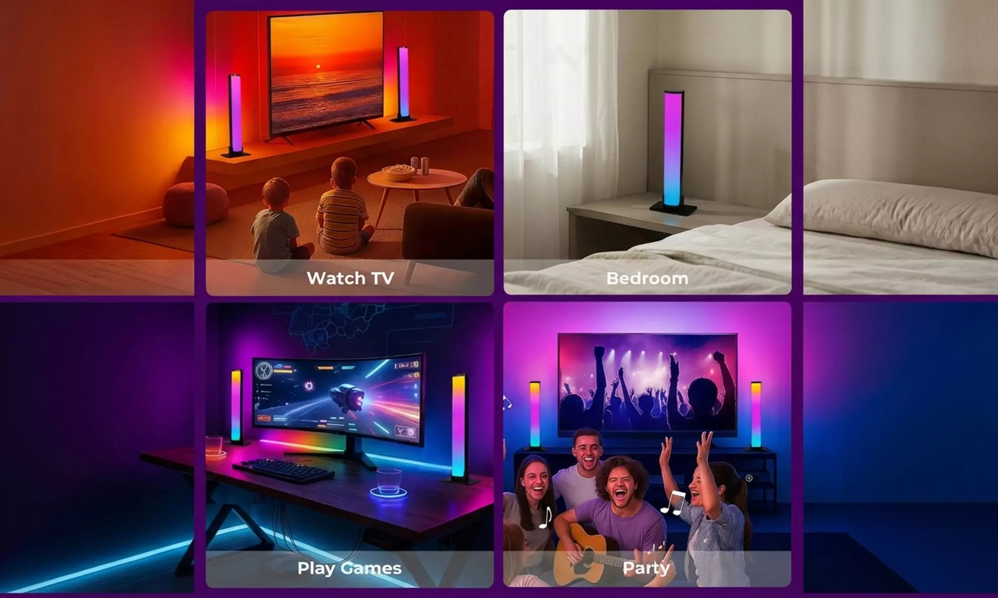 Emitto Smart RGB LED Ambient Light Bar Collections