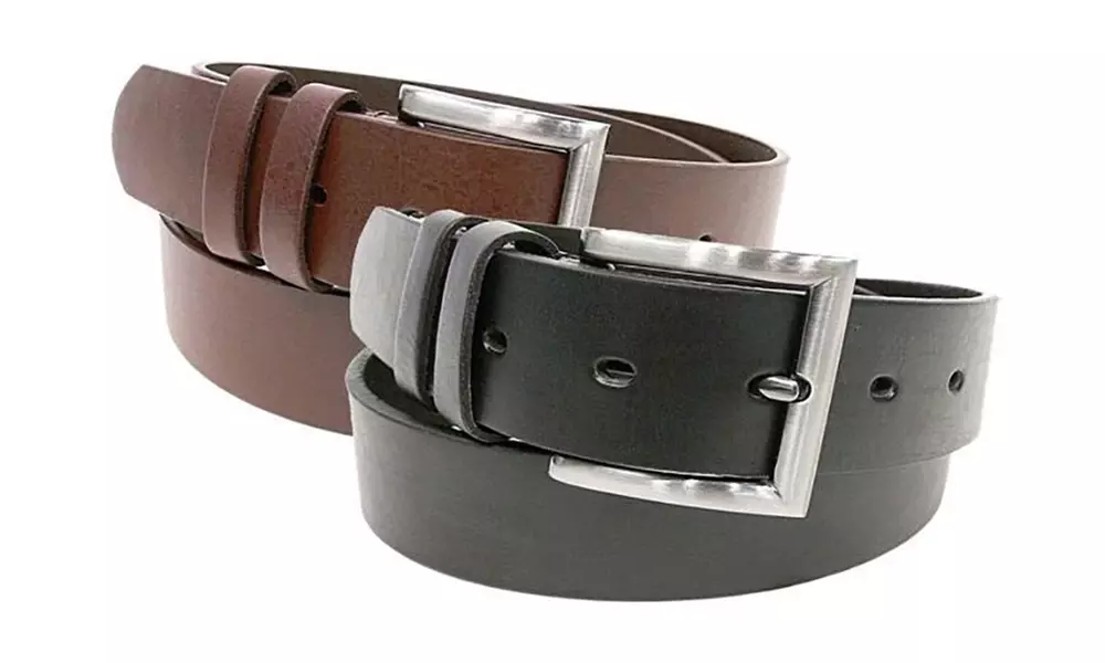 Buy 1 Get 1 Free: Men's Genuine Leather Belts - Primary Image
