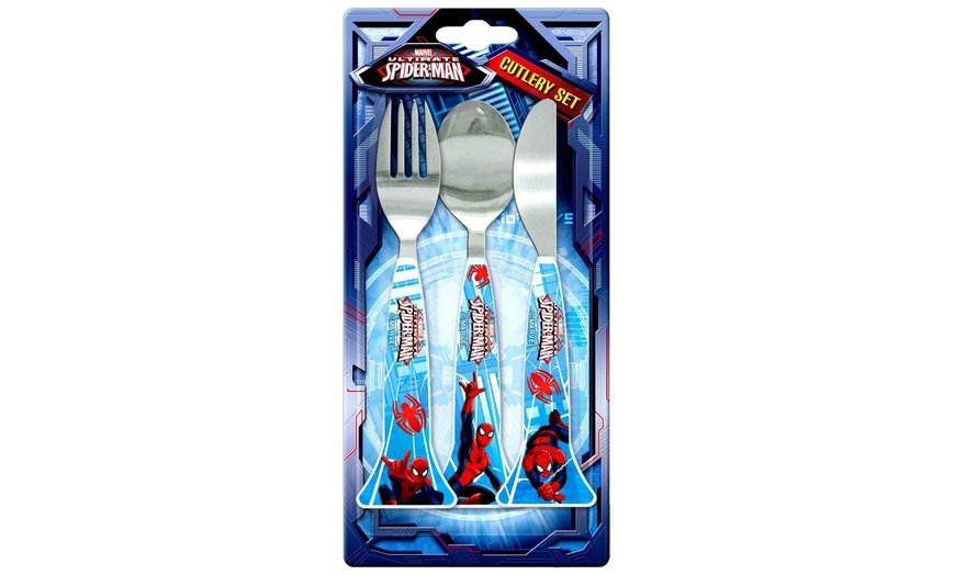 Image 3: 3-Piece Kids Licensed Cutlery Set