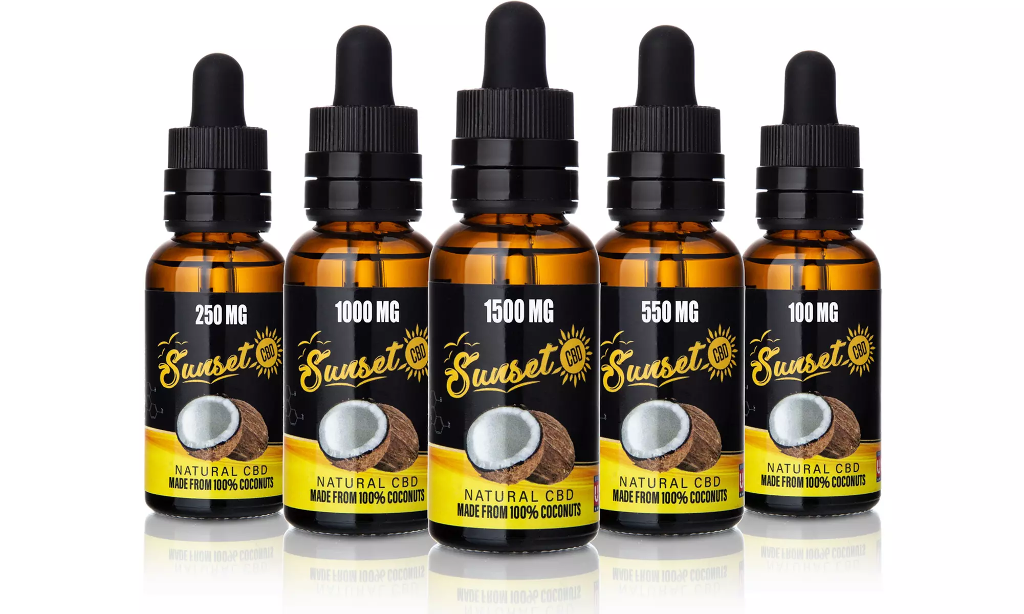 High-Potency Pharmaceutical-Grade CBD Oil Tincture from Sunset CBD - Primary Image