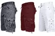 Men's Belted Cargo Shorts (3-Pack; 32–46) - Second Medium