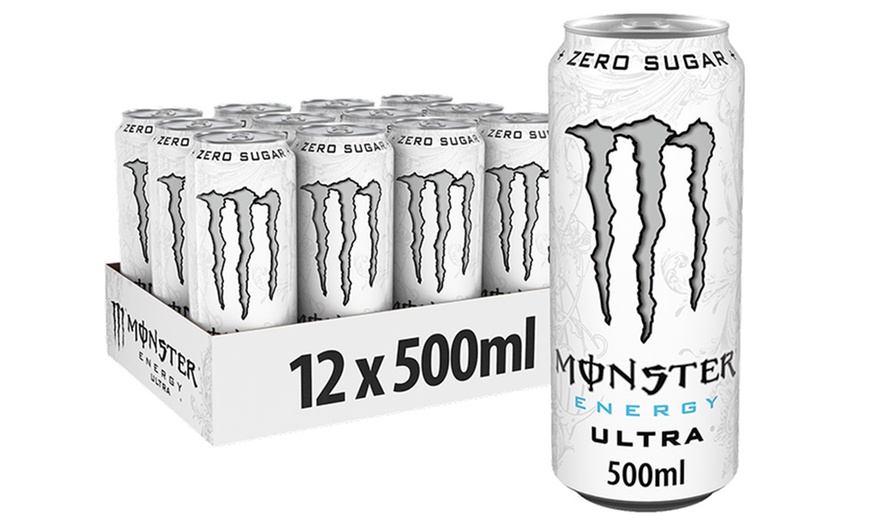 Image 1: Monster Ultra White 12x 500ml Can