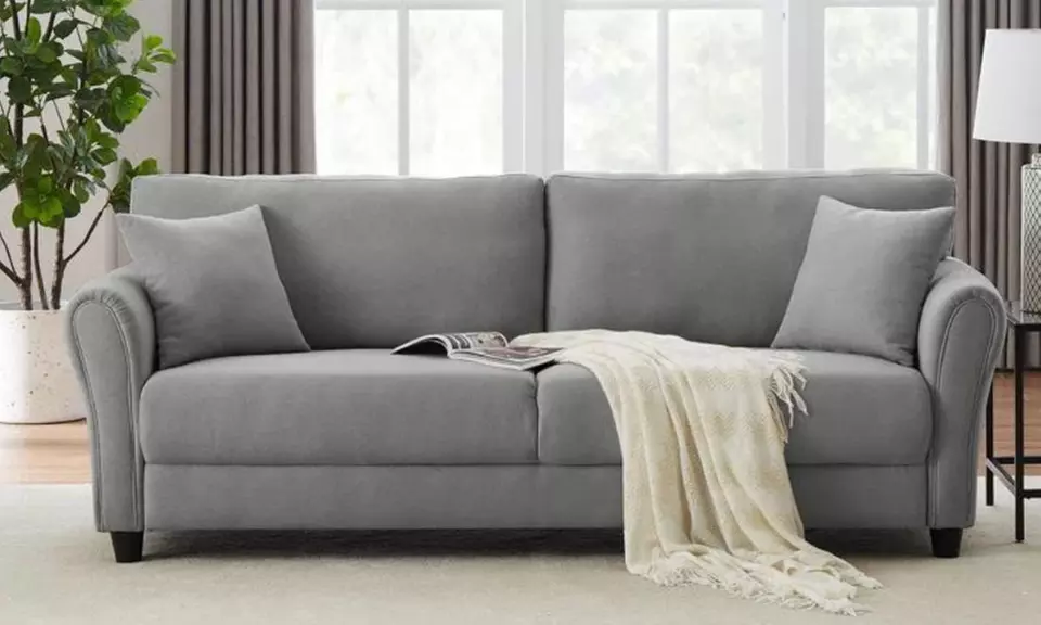 Canapé droit en tissu 4 places Malerne de la marque Kocoon