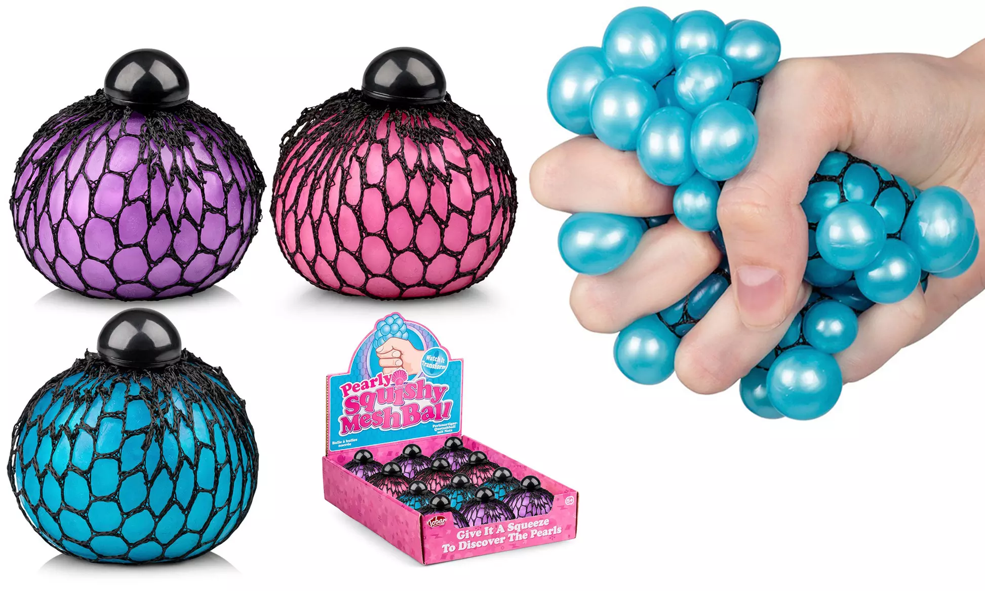 1 ou 2 balles compressibles anti-stress de la marque Tobar - Primary Image