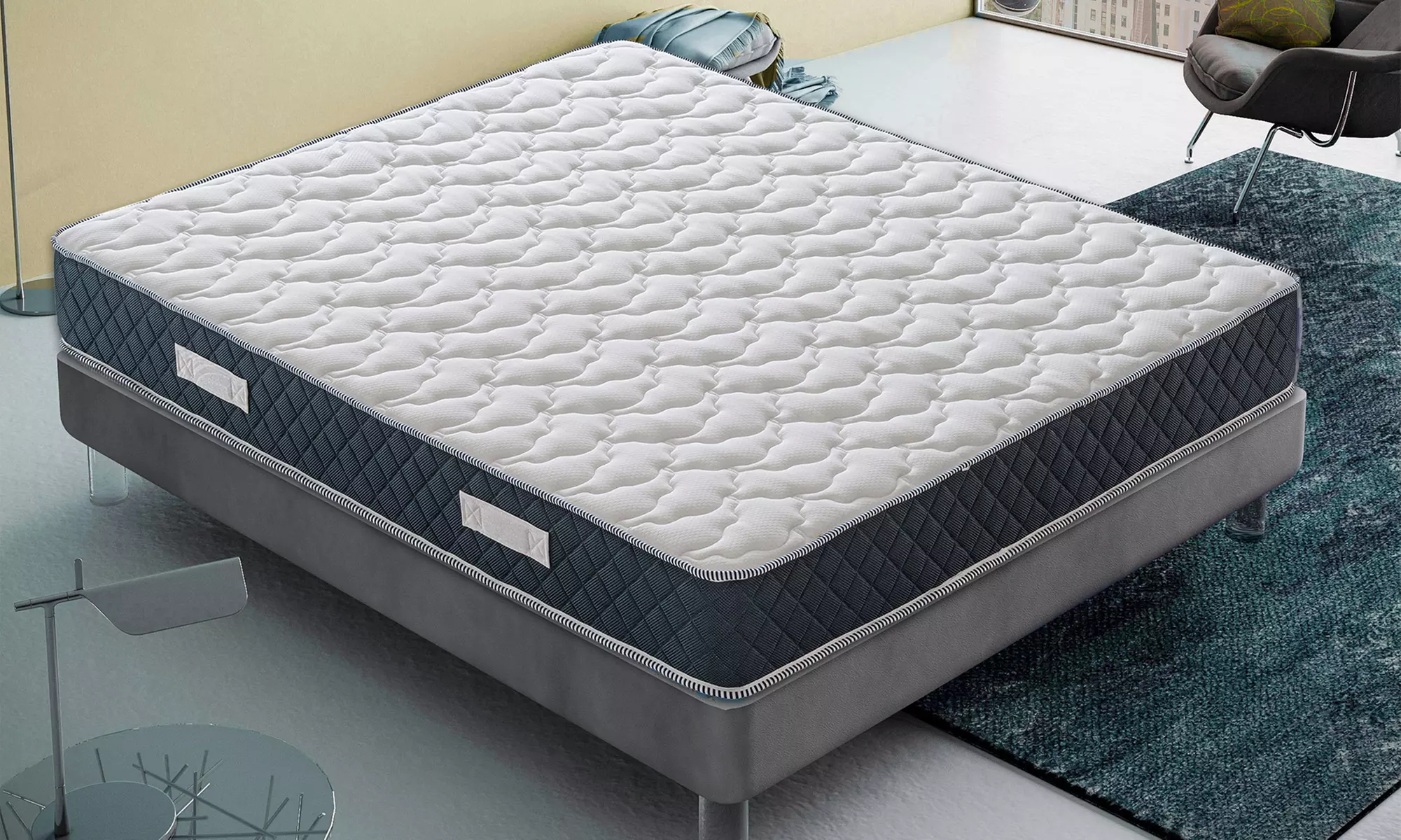 Matelas "Olympe" avec feuille de mousse à mémoire de forme, livraison offerte - Primary Image
